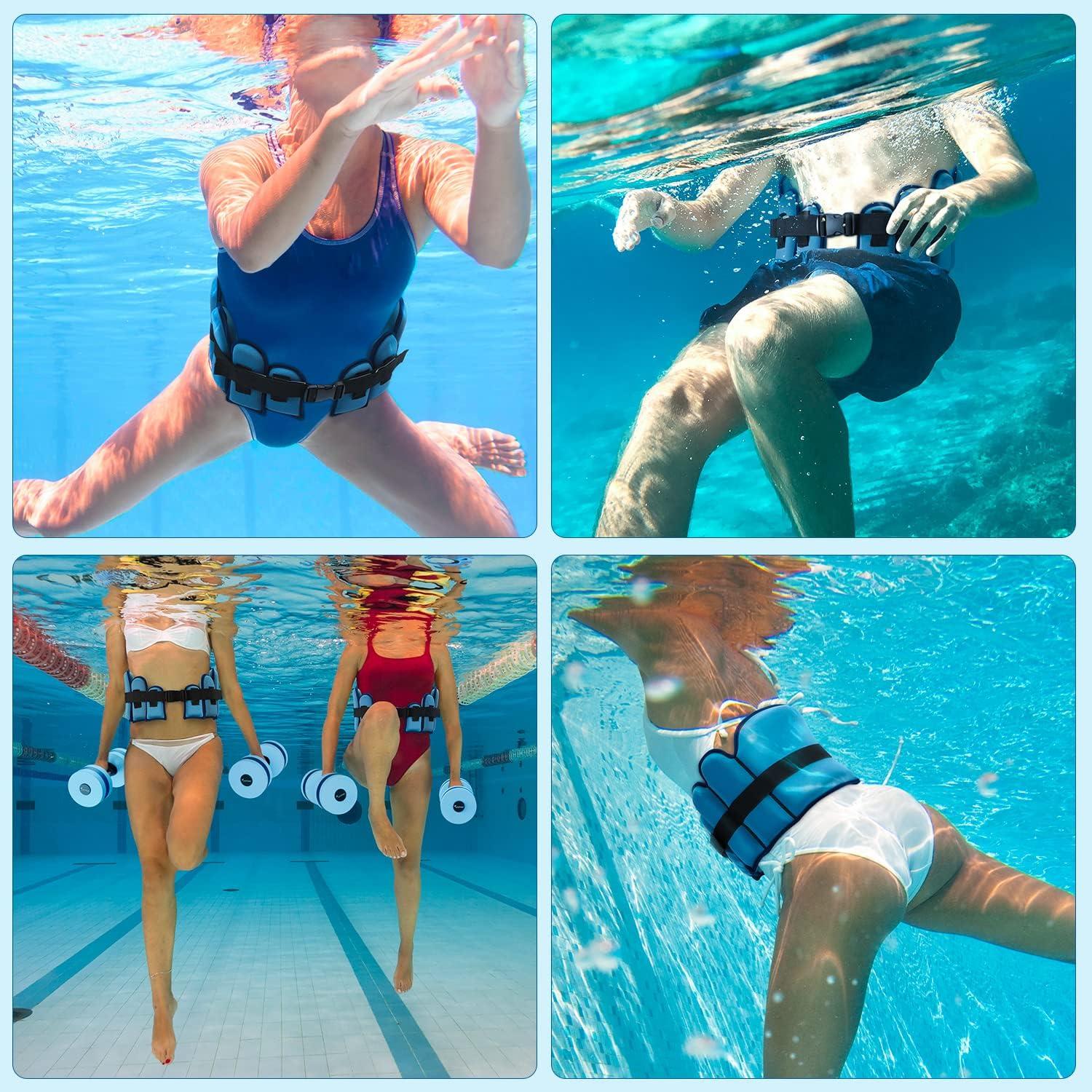 image:imageAqua Belt Water Aerobics Equipment Sportneer Swimming Pool Exercise Aqua Float Belts Jogger Floatation Buoyancy Belt Aquatic Training Accessories for Adults Youth Fitness Workout Therapy