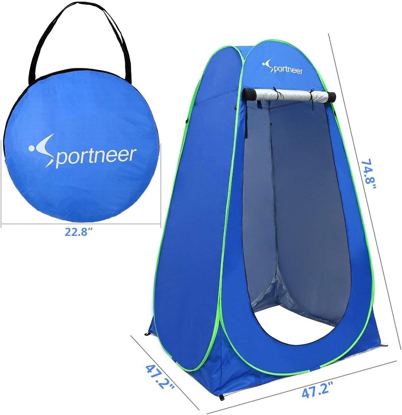 image:imageSportneer Pop Up Privacy Shower Tent Portable Changing Room Pop Up Changing Tent 75inches x 47inches x 47inches Shower Tent with Carry Bag for Camping amp Beach Easy Set Up Foldable