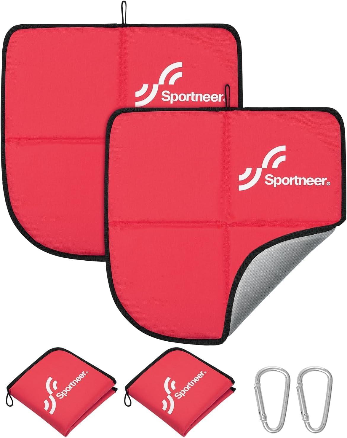 image:imageSportneer Sitting Pad Lightweight Waterproof Folding Seat Pad for Backpacking 1575 x 1575 Portable Camping Seat Mat for Hiking Picnics amp Outdoor UseRed