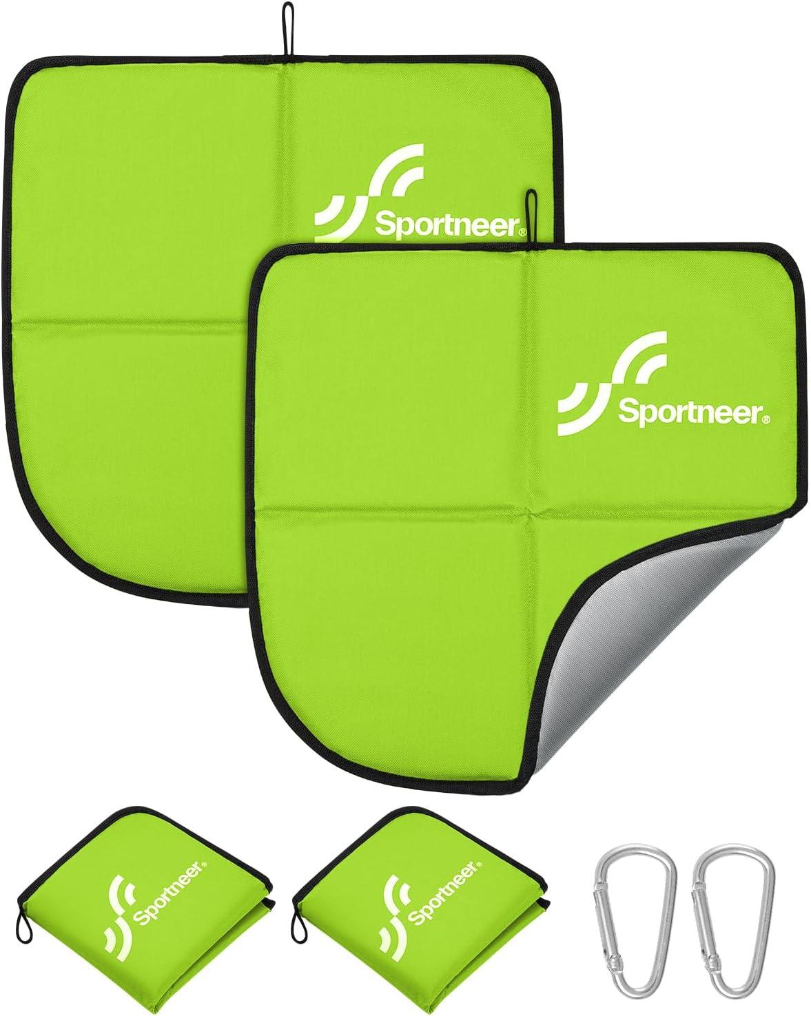 image:imageSportneer Sitting Pad Lightweight Waterproof Folding Seat Pad for Backpacking 1575 x 1575 Portable Camping Seat Mat for Hiking Picnics amp Outdoor UseFruit Green