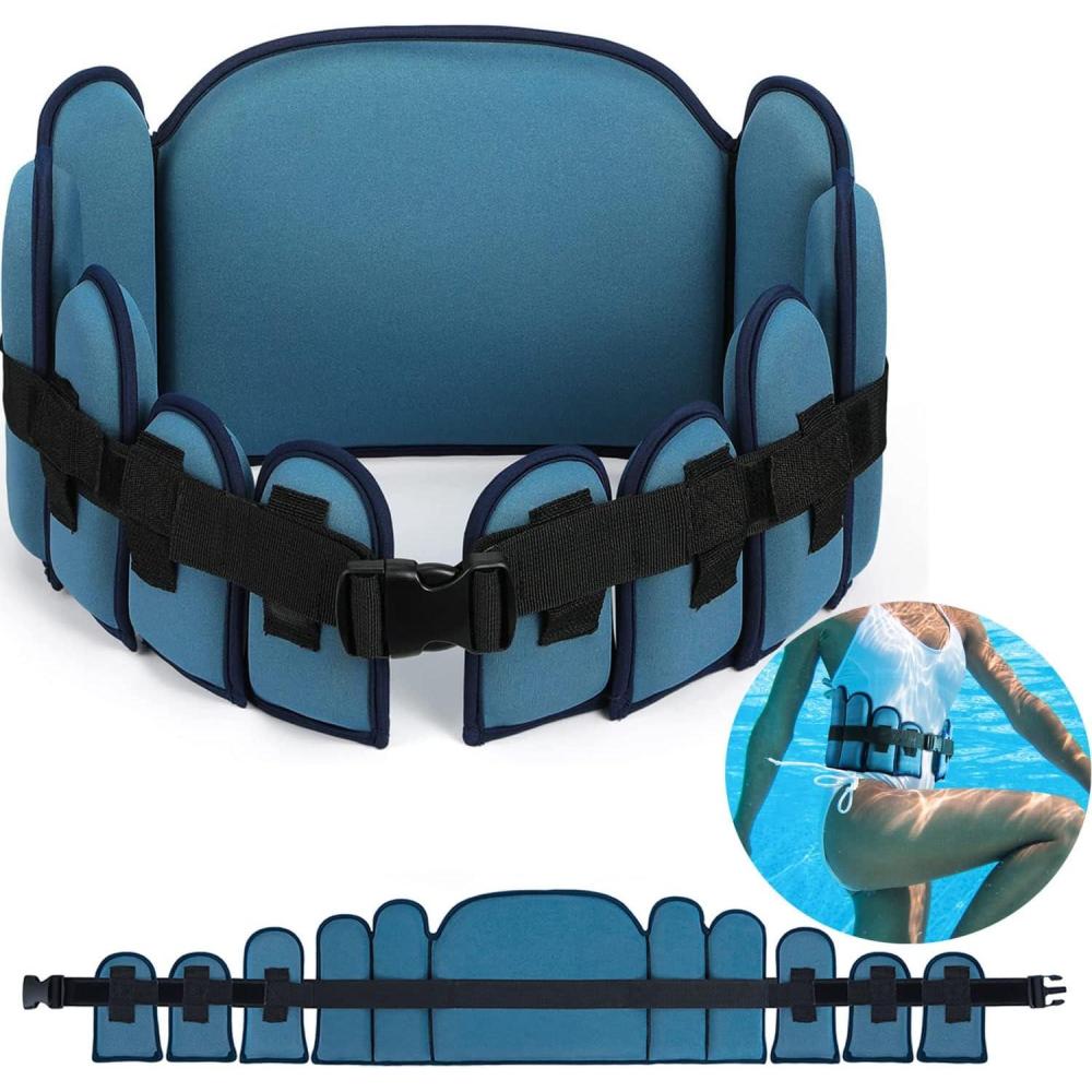 image:imageAqua Belt Water Aerobics Equipment Sportneer Swimming Pool Exercise Aqua Float Belts Jogger Floatation Buoyancy Belt Aquatic Training Accessories for Adults Youth Fitness Workout Therapy