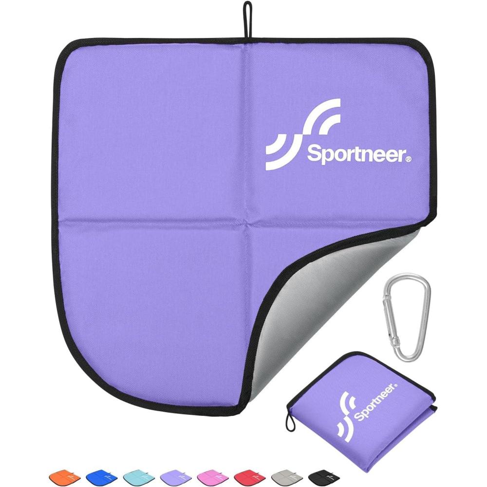 image:imageSportneer Sitting Pad Lightweight Waterproof Folding Seat Pad for Backpacking 1575 x 1575 Portable Camping Seat Mat for Hiking Picnics amp Outdoor UsePurple