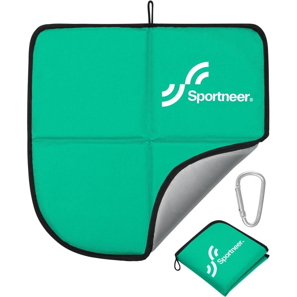 image:imageSportneer Sitting Pad Lightweight Waterproof Folding Seat Pad for Backpacking 1575 x 1575 Portable Camping Seat Mat for Hiking Picnics amp Outdoor UseLake Green