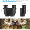 Binoculars for Adults and Kids, Sportneer 10×25 Waterproof Binoculars for Adults Compact Binoculars with 15mm Foldable Soft Eyepiece for Hunting Hiking Bird Watching Concerts Outdoor