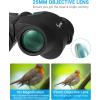 Binoculars for Adults and Kids, Sportneer 10×25 Waterproof Binoculars for Adults Compact Binoculars with 15mm Foldable Soft Eyepiece for Hunting Hiking Bird Watching Concerts Outdoor