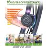 Foldable Exercise Bike Stationary Bike, Sportneer 4 in 1 Indoor Cycling Bike with 16 Level Magnetic Resistance Training Bike with Arm Resistance Band PVC Floor Mat Fitness Bike for Home Gym Workout