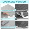 Gym Flooring Puzzle Exercise Mats: Sportneer 1/2″ Thick 12″ x 12″ Interlocking Floor Mats EVA Foam Exercise Tiles for Home Gym Fitness Equipments with Border Waterproof Workout Anti-Slip Mat 12 Sqft