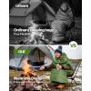 Sportneer 0 Degree Wearable Sleeping Bag for Adults & Kids – Walkable with Arm Zippers, Waterproof & Warm, Compact for Camping, Stadiums, Travel, Backpacking & Car Use(Green)