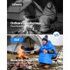 Sportneer 0 Degree Wearable Sleeping Bag for Adults & Kids – Walkable with Arm Zippers, Waterproof & Warm, Compact for Camping, Stadiums, Travel, Backpacking & Car Use(Blue)