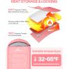 Sportneer 0 Degree Wearable Sleeping Bag for Adults & Kids – Walkable with Arm Zippers, Waterproof & Warm, Compact for Camping, Stadiums, Travel, Backpacking & Car Use(Pink)