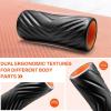 Sportneer 4 in 1 Foam Roller Set: Dual Textures Foam Roller, Foot Roller, Lacrosse Ball, Traction Massage Ball with String, Deep Massage Roller for Whole Body Release, Physical Therapy (Black)