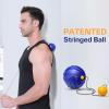 Sportneer 4 in 1 Foam Roller Set: Dual Textures Foam & Foot Roller, Stringed Lacrosse Ball, Muscle Set for Whole Body Release(Blue)