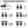 Sportneer Adjustable Ankle Wrist Weights for Men Women Kids, Adjustable Leg & Cuff Weight Straps for Fitness, Walking, Running, Aerobics, Yoga, Gym, Workout | 0.5-2 lbs Each Ankle, 1 Pair 1-4 lbs,