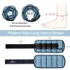 Sportneer Adjustable Ankle Wrist Weights for Men Women Kids, Adjustable Leg & Cuff Weight Straps for Fitness, Walking, Running, Aerobics, Yoga, Gym, Workout | 0.5-2 lbs Each Ankle, 1 Pair 1-4 lbs,