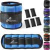 Sportneer Adjustable Ankle/Wrist Weights for Men Women Kids, Weighted Leg & Cuff Strength Training for Yoga Walking Running Aerobics Gym Fitness Physical Therapy(Blue)