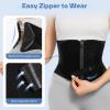 Sportneer Back Support Waist Trimmer Belt: Adjustable Back Brace Lumbar Support with Pulley System Waist Belt for Women Men