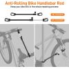 Sportneer Bike Repair Stand: 360 Rotatable Wall Mounted Removable Bike Clamp – Adjustable Home Bicycle Maintenance Stand with 2 Mounting Plates for Diameter of 1-1.6’’ Bicycle
