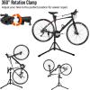 Sportneer Bike Repair Stand: Height Adjustable Bike Work Stand with Magnetic Tool Tray – 360° Rotatable Bicycle Stand with Multiple Quick Release for Home Bicycle Mechanic – Foldable, Max Load 60lbs(Black)