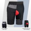 Sportneer Bike Shorts for Men: 3D Padded Lightweight Riding Biking Cycling Mountain Bike Shorts for Men with Zipper Pockets(Black)