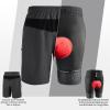 Sportneer Bike Shorts for Men: 3D Padded Lightweight Riding Biking Cycling Mountain Bike Shorts for Men with Zipper Pockets(Dark Grey)
