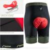 Sportneer Bike Shorts for Men: 3D Padded Lightweight Riding Biking Cycling Mountain Bike Shorts for Men with Zipper Pockets(Green)
