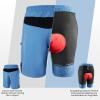 Sportneer Bike Shorts for Men: 3D Padded Lightweight Riding Biking Cycling Mountain Bike Shorts for Men with Zipper Pockets(Turquoise)
