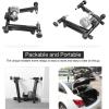 Sportneer Bike Trainer – Fluid Stationary Bike Stand for 26-29″ & 700C Wheels – Auto Resistance Control Bike Trainer Stand for Indoor Riding with Noise Reduction Wheel for Road Bikes(fluid roller trainer)