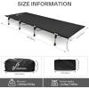 Sportneer Camping Cot, Folding Cots Lever Lock Portable Lightweight Sleeping Camping Bed for Adults Outdoor Travel Backpacking Camp Hiking Supports 330lbs