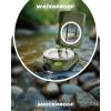 Sportneer Compass: Accurate Durable Lightweight Orienteering Compass with Strap and Carrying Case, Glow in The Dark Waterproof Hiking Essentials for Camping Backpacking, Best Survival Gifts for Kids(Army Green)