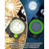 Sportneer Compass: Accurate Durable Lightweight Orienteering Compass with Strap and Carrying Case, Glow in The Dark Waterproof Hiking Essentials for Camping Backpacking, Best Survival Gifts for Kids(Black)