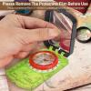 Sportneer Compass Hiking Survival Compass with Mirror Orienteering Compass Boy Scout Compass for Kids Gifts Hiking Camping Backpacking Map Navigation(Green)