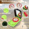 Sportneer Compass Hiking Survival Compass with Mirror Orienteering Compass Boy Scout Compass for Kids Gifts Hiking Camping Backpacking Map Navigation(Green)