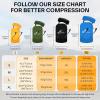 Sportneer Compression Sack, 13L/20L/40L/50L Sleeping Bag Stuff Sack, Tear-Resistant Ultralight Sleeping Bag Compression Sack-Space Saving Gear for Camping Hiking Travel(Black)