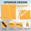 Sportneer Compression Sack, 13L/20L/40L/50L Sleeping Bag Stuff Sack, Tear-Resistant Ultralight Sleeping Bag Compression Sack-Space Saving Gear for Camping Hiking Travel(Orange)