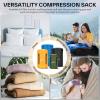 Sportneer Compression Sack, 13L/20L/40L/50L Sleeping Bag Stuff Sack, Tear-Resistant Ultralight Sleeping Bag Compression Sack-Space Saving Gear for Camping Hiking Travel(Black)