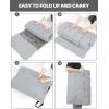 Sportneer Cot Mattress: 2″ Thick Soft Comfortable Camping Cot Mattress Pad for Sleeping – 75”x28”Cot Mattress Topper with Fix Straps for Single Bed/Camp Cot/Rv Bunk(Grey)