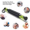Sportneer Muscle Roller Stick – Deep Tissue Leg & Back Massager for Athletes, Relieves Soreness, Cramps & Tight Muscles – Upgraded Black