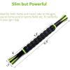 Sportneer Muscle Roller Stick – Massage Stick for Athletes – Reducing Soreness and Muscle Strain, Soothing Legs Cramps – Physical Therapy & Body Recovery – Black Green