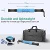 Sportneer Muscle Roller Stick Handheld EVA Foam Massage Stick for Athletes and Runners Relief Muscle Soreness Cramping and Tightness Help Legs and Back Recovery
