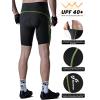 Sportneer Padded Bike Shorts for Men – 4D Padding Mens Bicycle Cycling Biking Clothing Shorts, Breathable and Absorbent(Black Green Line)
