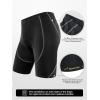 Sportneer Padded Bike Shorts for Men – 4D Padding Mens Bicycle Cycling Biking Clothing Shorts, Breathable and Absorbent(Black Grey Lines)