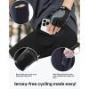 Sportneer Padded Bike Shorts for Men – 4D Padding Mens Bicycle Cycling Biking Clothing Shorts, Breathable and Absorbent(Black With Pockets)