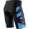 Sportneer Padded Bike Shorts for Men – 4D Padding Mens Bicycle Cycling Biking Clothing Shorts, Breathable and Absorbent(Blue)