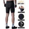 Sportneer Padded Bike Shorts for Men – 4D Padding Mens Bicycle Cycling Biking Clothing Shorts, Breathable and Absorbent(Dark Blue Line)