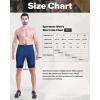 Sportneer Padded Bike Shorts for Men – 4D Padding Mens Bicycle Cycling Biking Clothing Shorts, Breathable and Absorbent(Dark Blue With Pockets)