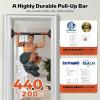 Sportneer Pull Up Bar Doorway Chin Up Bar No Screws Door Frame Chin Up Push Up Sit Up Bar Adjustable 75-94cm (29.5in-37in) Up to 200kg Capacity Workout Bar