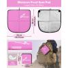 Sportneer Sitting Pad, Lightweight Waterproof Folding Seat Pad for Backpacking, 15.75” x 15.75” Portable Camping Seat Mat for Hiking, Picnics & Outdoor Use(Pink)