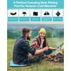 Sportneer Sitting Pad, Lightweight Waterproof Folding Seat Pad for Backpacking, 15.75” x 15.75” Portable Camping Seat Mat for Hiking, Picnics & Outdoor Use(Light Blue)