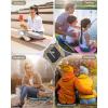 Sportneer Sitting Pad, Lightweight Waterproof Folding Seat Pad for Backpacking, 15.75” x 15.75” Portable Camping Seat Mat for Hiking, Picnics & Outdoor Use(Grey)