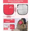 Sportneer Sitting Pad, Lightweight Waterproof Folding Seat Pad for Backpacking, 15.75” x 15.75” Portable Camping Seat Mat for Hiking, Picnics & Outdoor Use(Red)